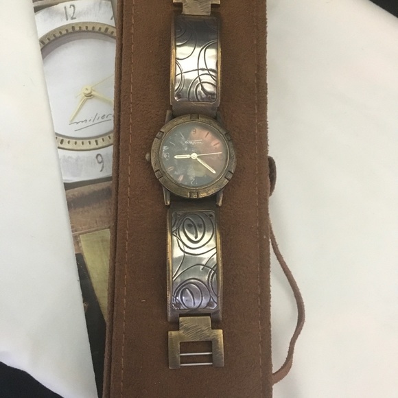 Artist Milieris Brass limited edition watch unique main image 6